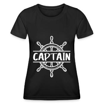 Seglen Segelboot Segler - Frauen Funktions-T-Shirt - Schwarz - Vorne - AI Model Female 172 light (172cm)