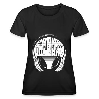 Tontechniker Sound Audio Engineer - Frauen Funktions-T-Shirt - Schwarz - Vorne - AI Model Female 172 light (172cm)