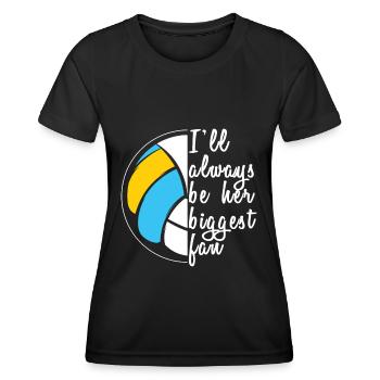Volleyball Beach Volleyball - Women's Functional T-Shirt - black - Front - AI Model Female 172 light (172cm)