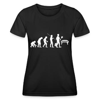 Pizzabäcker Pizzaofen Pizzateig Hobby Pizza backen - Frauen Funktions-T-Shirt - Schwarz - Vorne - AI Model Female 172 light (172cm)