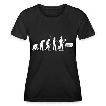 Pizzabäcker Pizzaofen Turning Peel Pizzateig Pizza - Frauen Funktions-T-Shirt - Schwarz - Vorne - AI Model Female 172 light (172cm)
