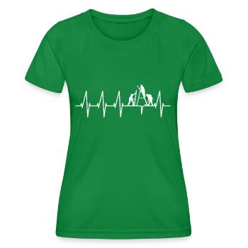 Directeur de construction Chantier Artisans Ouvriers de la construction - T-shirt sport Femme - vert - Devant - AI Model Female 172 dark (172cm)