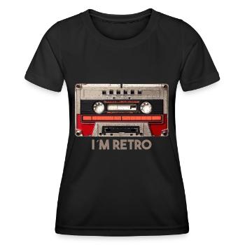 Musik Tape Kassette Retro Musiker HIPHOP Geschenk - Frauen Funktions-T-Shirt - Schwarz - Vorne - AI Model Female 172 light (172cm)