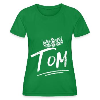 Tom - T-shirt sport Femme - vert - Devant - AI Model Female 172 dark (172cm)