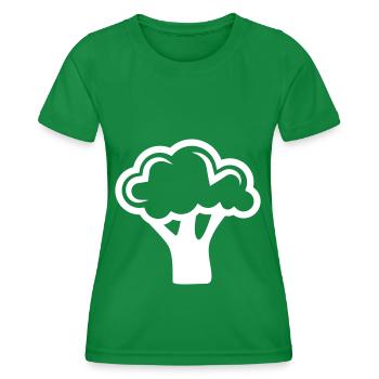 Légumes au brocoli - T-shirt sport Femme - vert - Devant - AI Model Female 172 dark (172cm)
