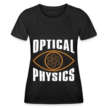 Physik Physiker - Frauen Funktions-T-Shirt - Schwarz - Vorne - AI Model Female 172 light (172cm)