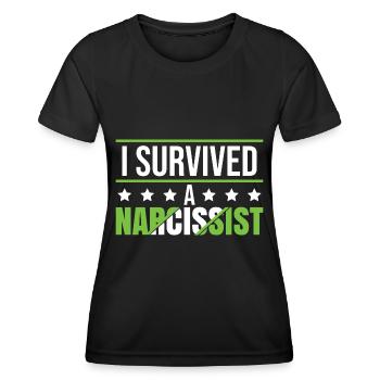 Ex Husband Divorce Single Breakup - Women's Functional T-Shirt - black - Front - AI Model Female 172 light (172cm)