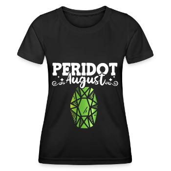 Pierres précieuses - T-shirt sport Femme - noir - Devant - AI Model Female 172 light (172cm)