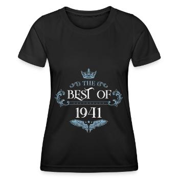 1941 best of - Women's Functional T-Shirt - black - Front - AI Model Female 172 light (172cm)