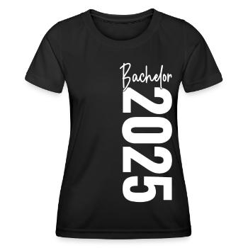 Bachelor 2025 - Frauen Funktions-T-Shirt - Schwarz - Vorne - AI Model Female 172 light (172cm)