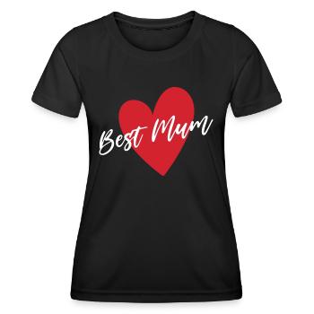 Beste Mama - Frauen Funktions-T-Shirt - Schwarz - Vorne - AI Model Female 172 light (172cm)