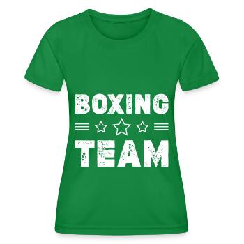 Équipe de boxe - T-shirt sport Femme - vert - Devant - AI Model Female 172 dark (172cm)