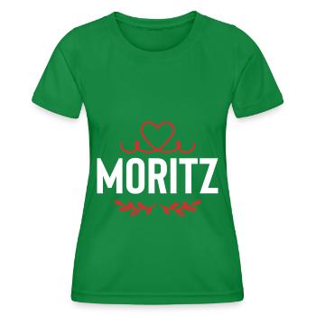 Moritz - Frauen Funktions-T-Shirt - Kelly Green - Vorne - AI Model Female 172 dark (172cm)