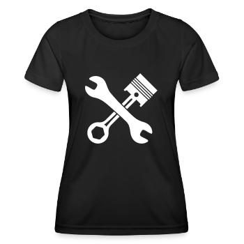 Outil mécanique de tournevis - T-shirt sport Femme - noir - Devant - AI Model Female 172 light (172cm)