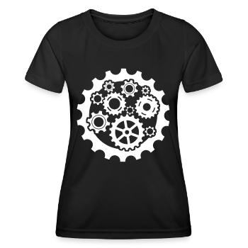 Mechaniker Handwerker Mechanik Automechaniker - Frauen Funktions-T-Shirt - Schwarz - Vorne - AI Model Female 172 light (172cm)
