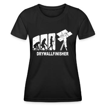 Drywall - Women's Functional T-Shirt - black - Front - AI Model Female 172 light (172cm)