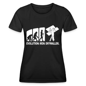 Drywall - Women's Functional T-Shirt - black - Front - AI Model Female 172 light (172cm)