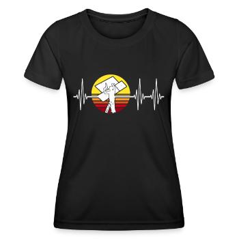 Drywall drywall fitter drywall - Women's Functional T-Shirt - black - Front - AI Model Female 172 light (172cm)