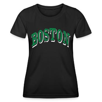 Boston - Women's Functional T-Shirt - black - Front - AI Model Female 172 light (172cm)