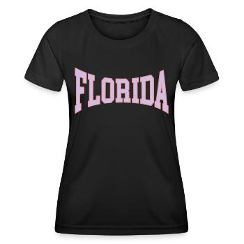 Florida - Women's Functional T-Shirt - black - Front - AI Model Female 172 light (172cm)