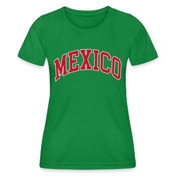 Mexique - T-shirt sport Femme - vert - Devant - AI Model Female 172 dark (172cm)