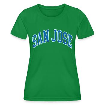 San Jose - Frauen Funktions-T-Shirt - Kelly Green - Vorne - AI Model Female 172 dark (172cm)