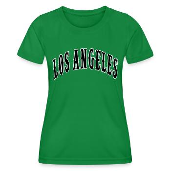 Los Angeles - Frauen Funktions-T-Shirt - Kelly Green - Vorne - AI Model Female 172 dark (172cm)