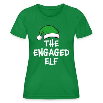 L’elfe fiancé - T-shirt sport Femme - vert - Devant - AI Model Female 172 dark (172cm)