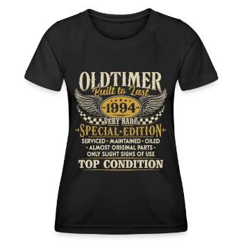 Oldtimer 1994 Jahrgang geboren Geburtstag Geschenk - Frauen Funktions-T-Shirt - Schwarz - Vorne - AI Model Female 172 light (172cm)