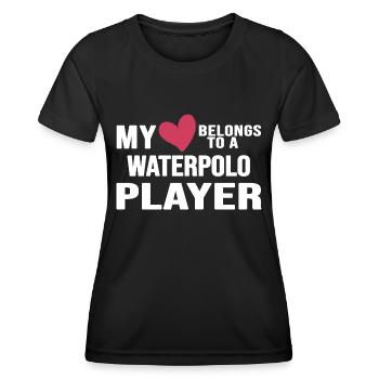 wasserball wasserballspieler wasserballer - Frauen Funktions-T-Shirt - Schwarz - Vorne - AI Model Female 172 light (172cm)