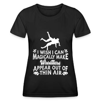 Wrestling Wrestler - Frauen Funktions-T-Shirt - Schwarz - Vorne - AI Model Female 172 light (172cm)