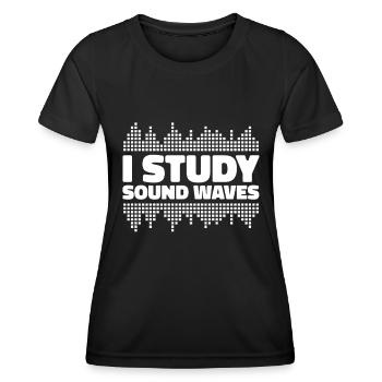 Physik Physiker - Frauen Funktions-T-Shirt - Schwarz - Vorne - AI Model Female 172 light (172cm)