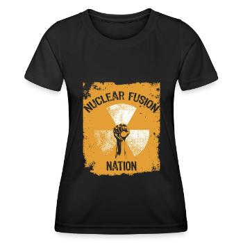 Physik Physiker - Frauen Funktions-T-Shirt - Schwarz - Vorne - AI Model Female 172 light (172cm)