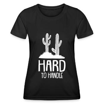 Cactus Jardin Cactus - T-shirt sport Femme - noir - Devant - AI Model Female 172 light (172cm)