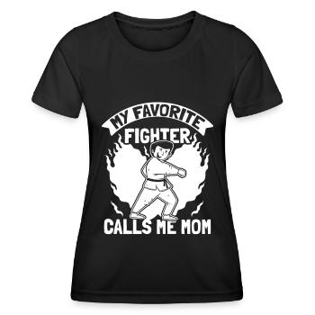 Taekwondo Fighter Taekwondo Mama - Women's Functional T-Shirt - black - Front - AI Model Female 172 light (172cm)