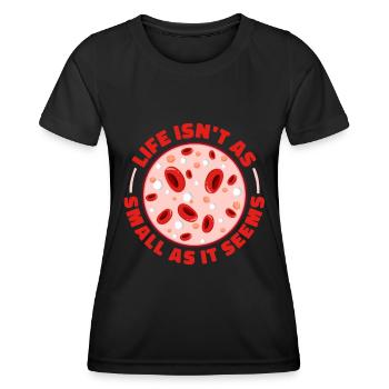 Biologie Biologe Zellen Molekularbiologe - Frauen Funktions-T-Shirt - Schwarz - Vorne - AI Model Female 172 light (172cm)