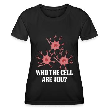 Biologiste Biologiste Cellulaire Biologiste moléculaire - T-shirt sport Femme - noir - Devant - AI Model Female 172 light (172cm)