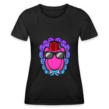 Thanksgiving Cold - Women's Functional T-Shirt - black - Front - AI Model Female 172 light (172cm)