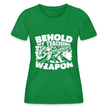 Music Teacher Music Teacher - Women's Functional T-Shirt - kelly green - Front - AI Model Female 172 dark (172cm)
