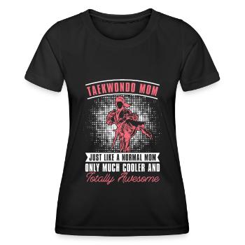 Taekwondo - Frauen Funktions-T-Shirt - Schwarz - Vorne - AI Model Female 172 light (172cm)