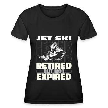 Jet Ski Im Ruhestand - Frauen Funktions-T-Shirt - Schwarz - Vorne - AI Model Female 172 light (172cm)