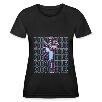 Robotique Ai Robot - T-shirt sport Femme - noir - Devant - AI Model Female 172 light (172cm)