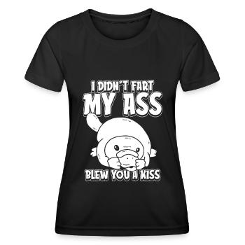 Platypus Platypus Funny - Women's Functional T-Shirt - black - Front - AI Model Female 172 light (172cm)