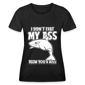 Shark Ironic - Women's Functional T-Shirt - black - Front - AI Model Female 172 light (172cm)