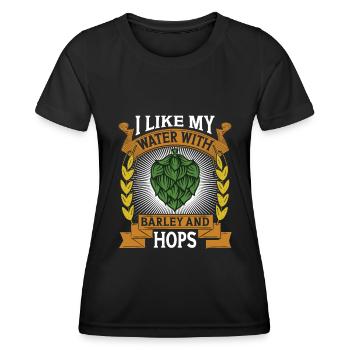 Craft Beer Bier Craftbier - Women's Functional T-Shirt - black - Front - AI Model Female 172 light (172cm)