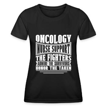 Krankenschwester Ehren - Frauen Funktions-T-Shirt - Schwarz - Vorne - AI Model Female 172 light (172cm)