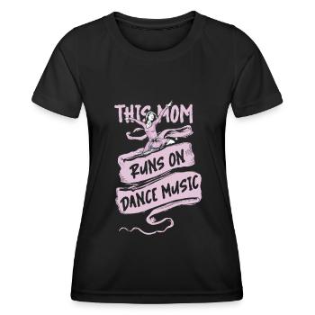 Mom Mutter Mutter Tanz Mutter - Frauen Funktions-T-Shirt - Schwarz - Vorne - AI Model Female 172 light (172cm)
