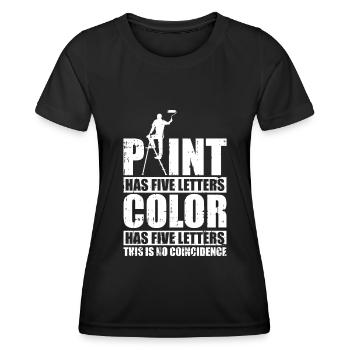 Painter Painter Funny - Women's Functional T-Shirt - black - Front - AI Model Female 172 light (172cm)