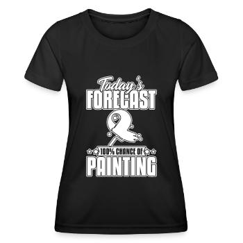 Painter Painter Funny - Women's Functional T-Shirt - black - Front - AI Model Female 172 light (172cm)