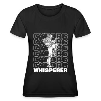 Robotique Ai Robot Cyborg - T-shirt sport Femme - noir - Devant - AI Model Female 172 light (172cm)